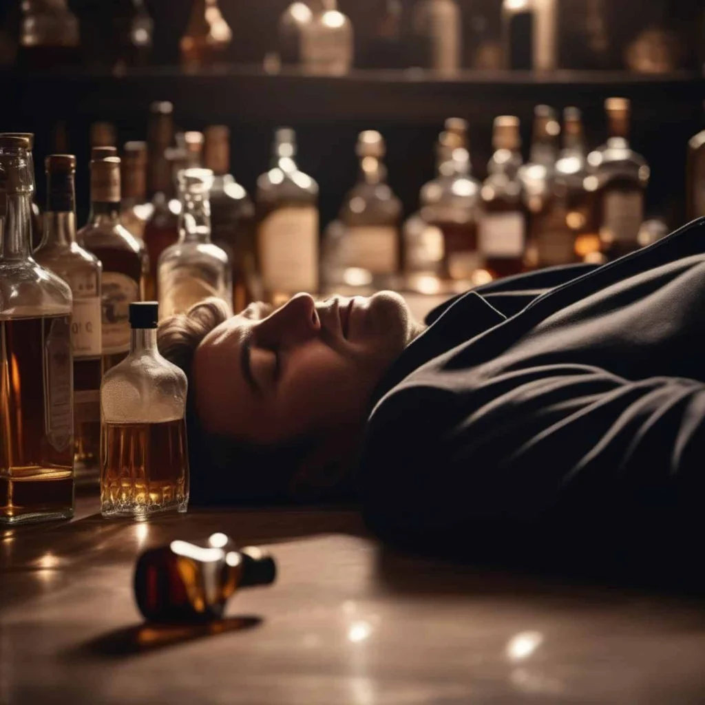 Man blacked out while drinking alcohol