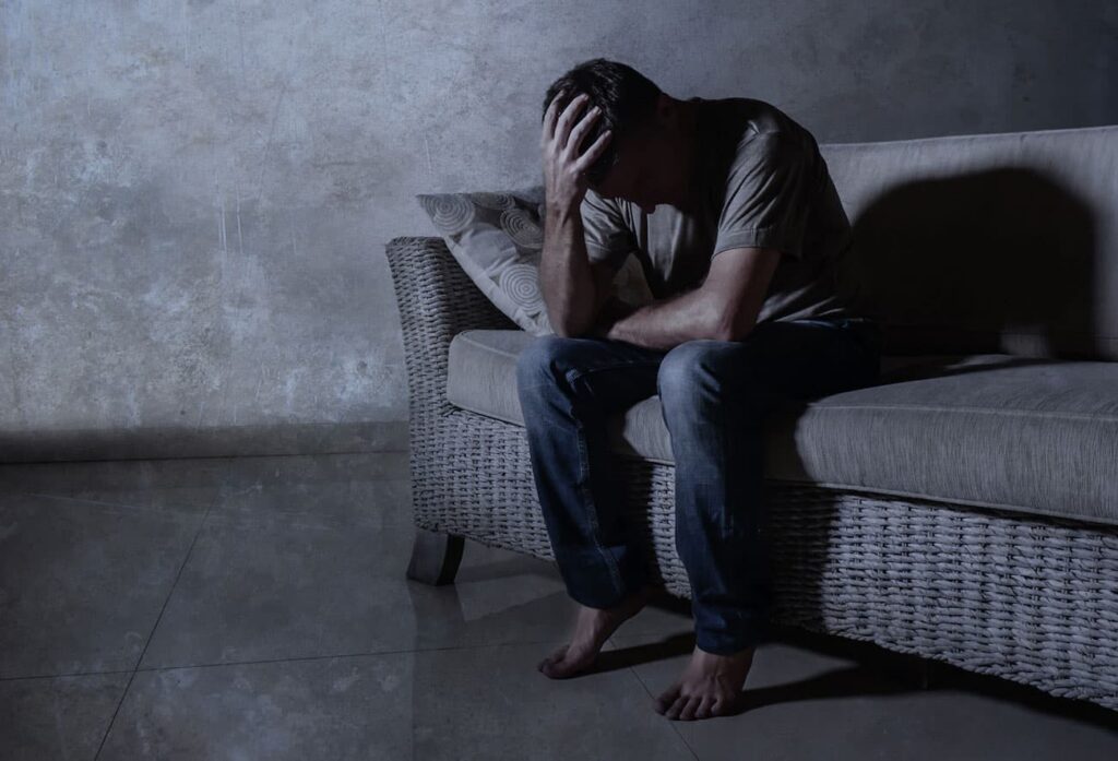 Person receiving treatment for precipitated withdrawal