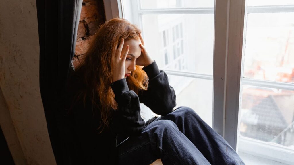 Person taking Adderall to treat her anxiety
