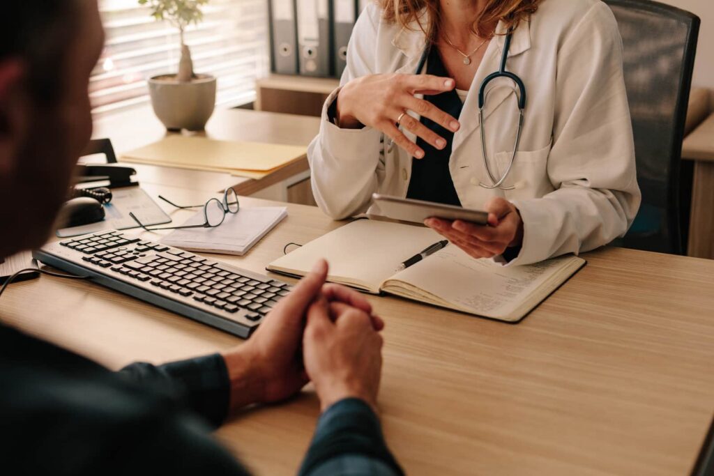 Patient asking doctor about side effects of Meloxicam and Ibuprofen