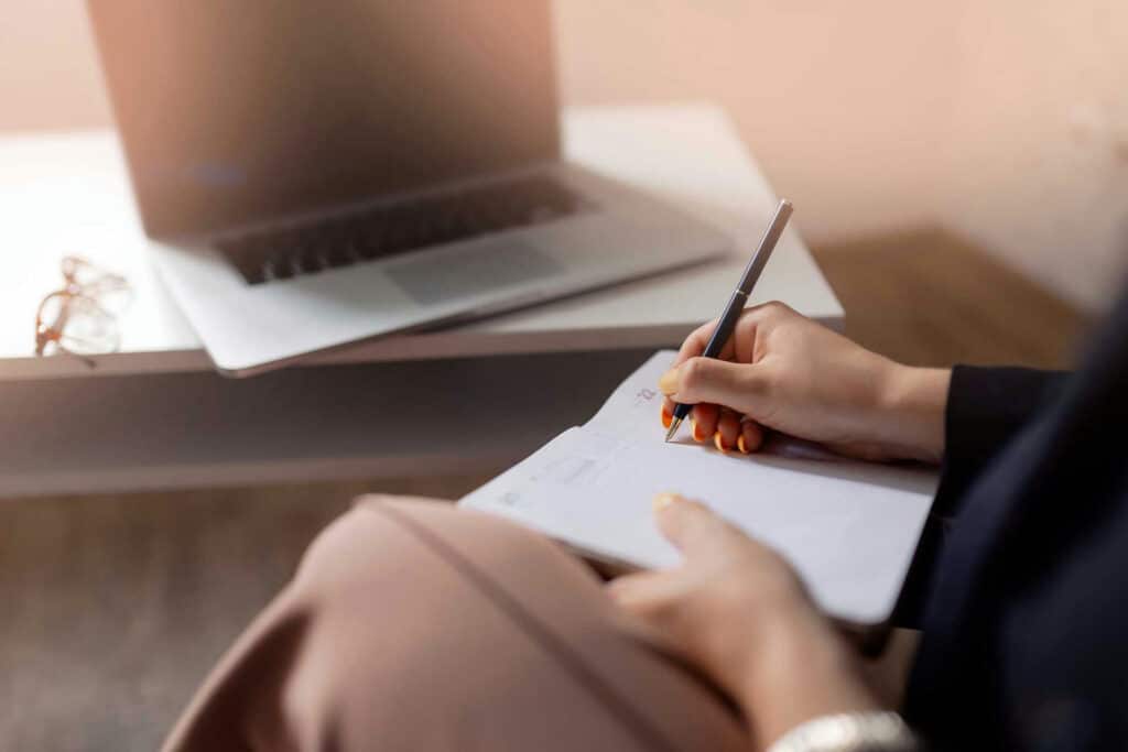 Doctor taking notes about gabapentin