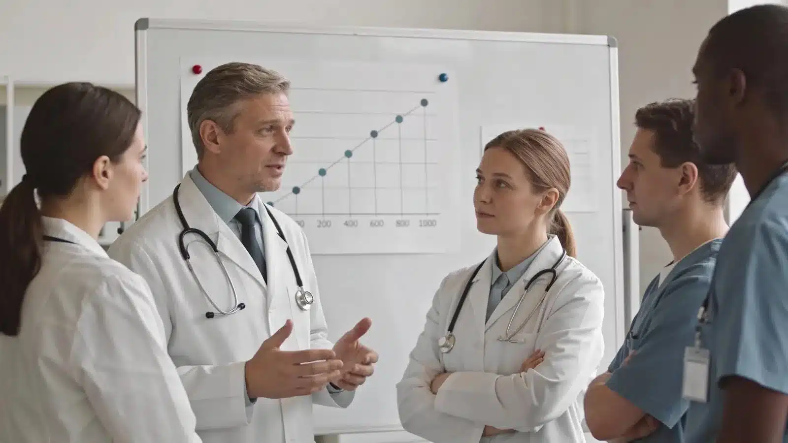 Healthcare professionals collaborating on patient recovery measures